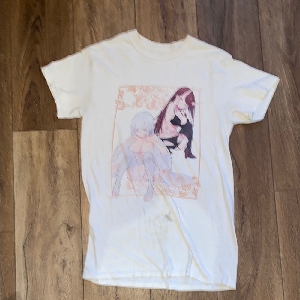 Anime Graphic T-Shirt in White